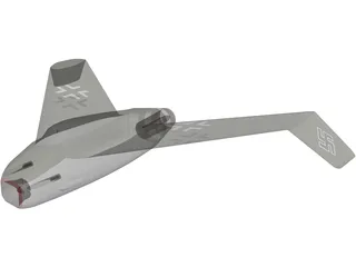 Heinkel P1078C 3D Model preview