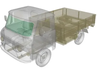 UAZ 452d 3D Model preview