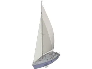 SL30 Sailing Ship 3D Model preview