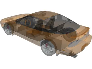 Nissan 240sx 3D Model preview