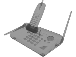 Phone Panasonic 3D Model preview