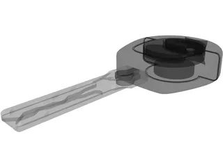 Electronic Car Key 3D Model preview