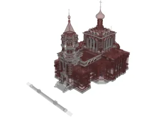 Church Russian 3D Model preview