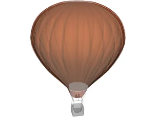 Air Sphere Balloon 3D Model preview