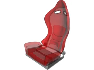 Seat Car 3D Model preview