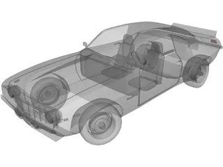 Chevrolet Camaro (1967) 3D Model preview