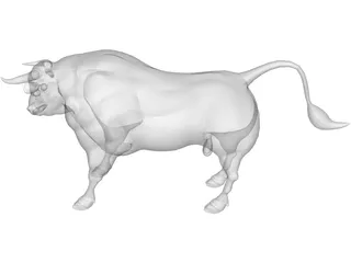 Bull 3D Model preview