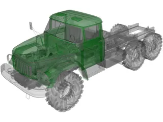 ZIL 131 3D Model preview