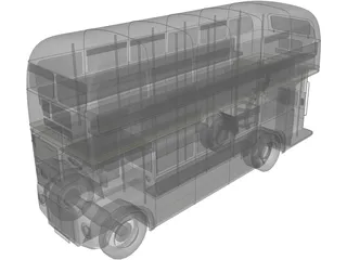 London Bus 3D Model preview