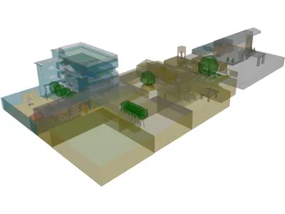 Building 3D Model preview