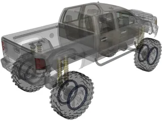 GMC Sierra [Lifted] 3D Model preview