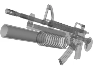 M4 3D Model preview