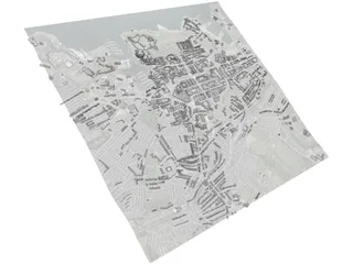 Plymouth City (UK) 3D Model preview