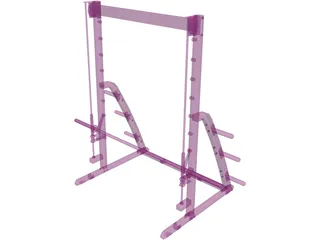 Simulator Rack 3D Model preview