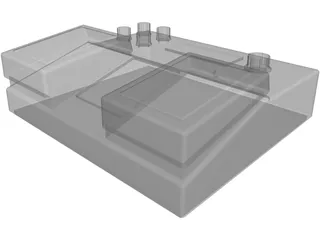 Boss DD-20 Guitar Pedal 3D Model preview
