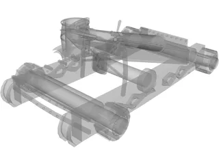 Cross Bow 3D Model preview