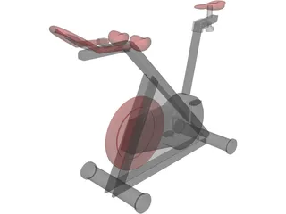 Bike Machine 3D Model preview