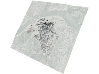Cincinnati City 3D Model preview