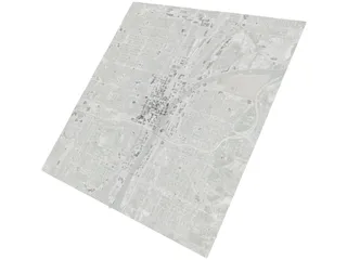Grand Rapids City 3D Model preview
