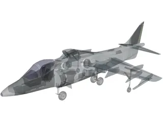 BAE AV-8A 3D Model preview