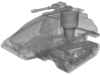 Cobra Tank 3D Model preview