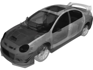 Dodge Neon SRT4 3D Model preview