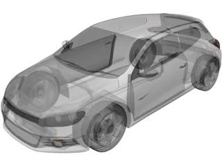 Volkswagen Scirocco (2008) 3D Model preview
