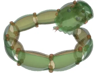 Snake 3D Model preview