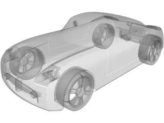 Dodge Razor Concept (2004) 3D Model preview