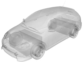 Toyota Matrix 3D Model preview