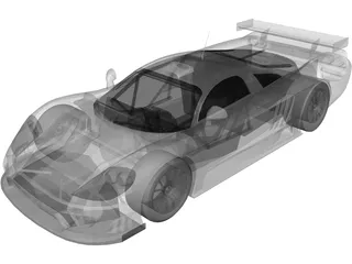 Saleen S7R 3D Model preview