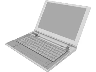 Notebook 3D Model preview