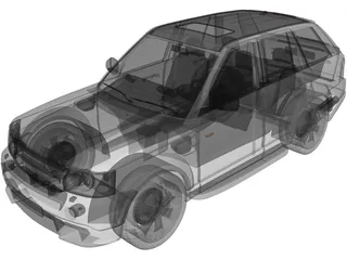 Range Rover Sport Kahn Tuning (2010) 3D Model preview