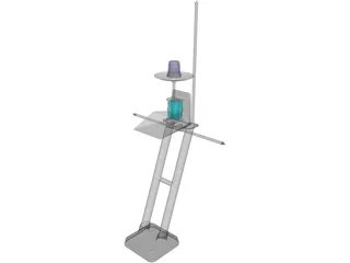Boats Antenna 3D Model preview