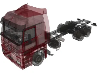 Mercedes-Benz Actros 3D Model preview