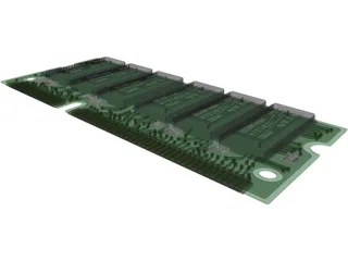 DIMM 3D Model preview