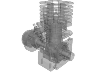 RC Motor Assembly 3D Model preview