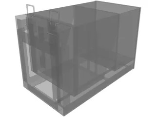 Container 3D Model preview
