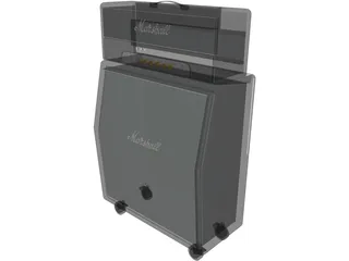 Marshall  Guitar Amp 3D Model preview
