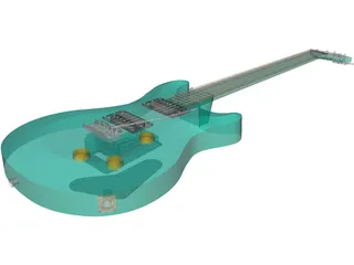 Paul Reed Smith Guitar 3D Model preview