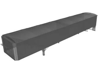 Wilson Grain Trailer 3D Model preview