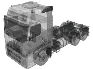 Volvo FH12 Globetrotter (2006) 3D Model preview