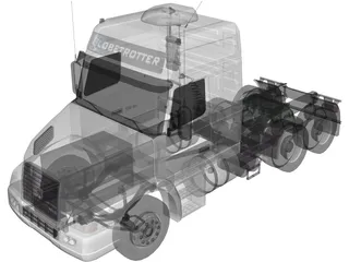 Volvo NH12 Globetrotter (2004) 3D Model preview