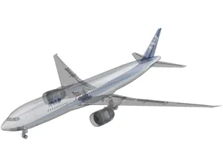 Boeing 777-200 Ana 3D Model preview
