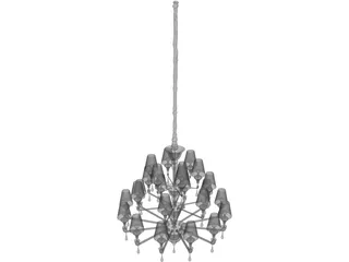 Barovier&Toso Nevada 3D Model preview