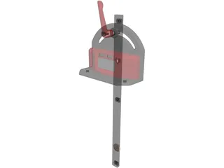Craftsman Digital Miter Gauge 3D Model preview