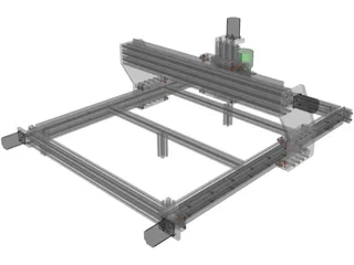 CNC Machine 3D Model preview