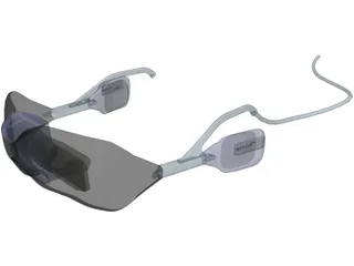 3D Glasses 3D Model preview