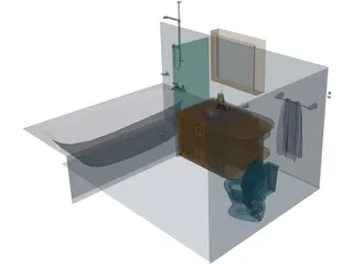 Bathroom 3D Model preview