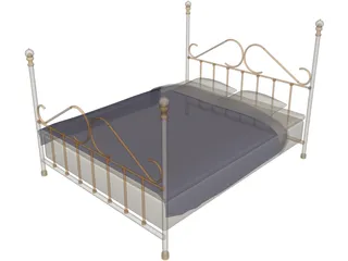 Bed 3D Model preview